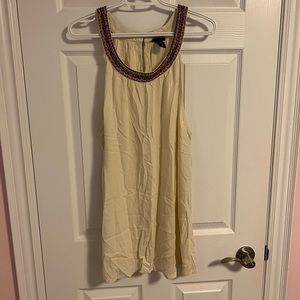 Torrid top - cream with pink collar - 2X